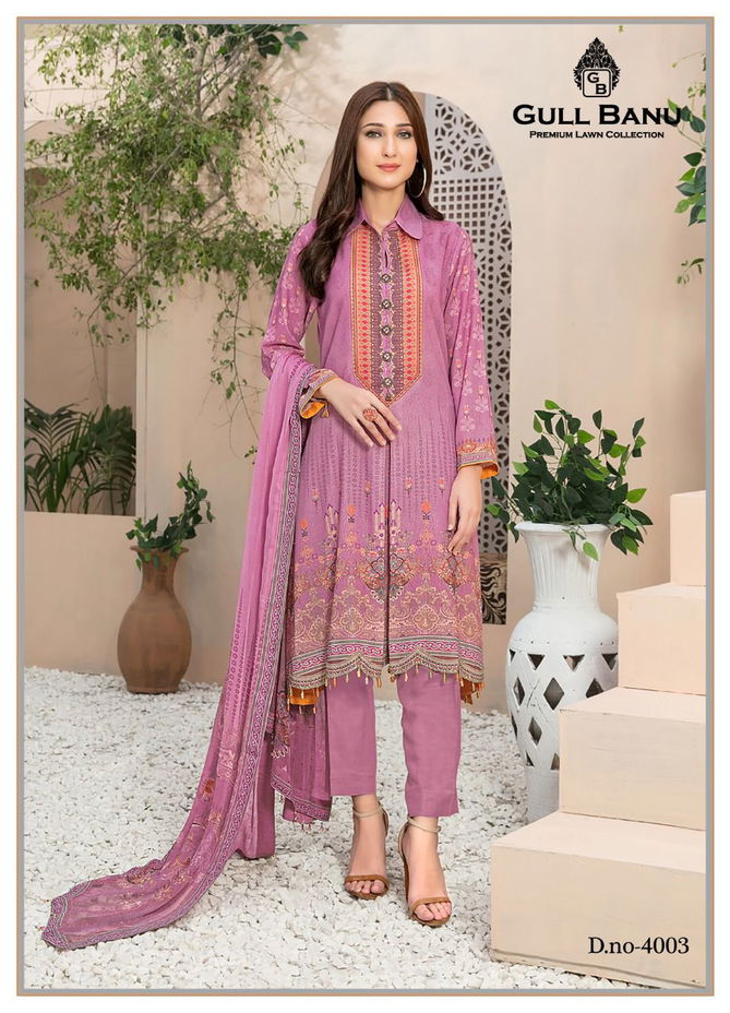 Gull Ahmed Gull Banu Vol 4 Wholesale Karachi Cotton Dress Material 